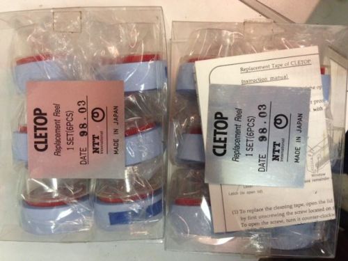 CLETOP-S Replacement Cartridge 2 sets of 6 pieces - total 12 reels