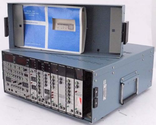 Hli 3900 communications test system mainframe chassis +plug-in modules parts for sale