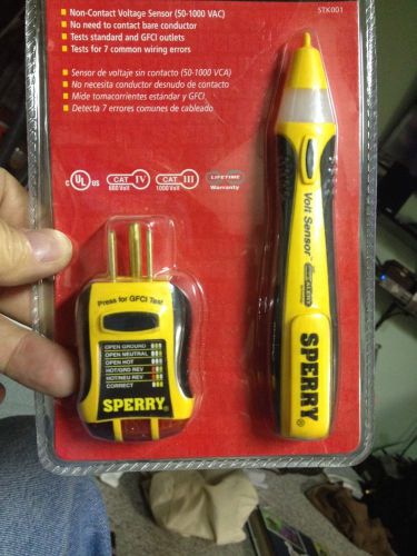 Sperry Voltage Test Kit Model # STK001 With Bonus Screwdriver Set NIB