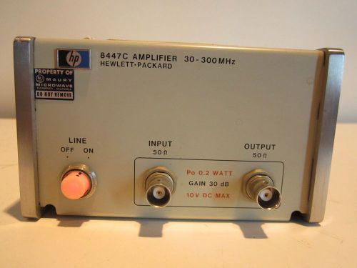 HP 8447C Amplifier 30-300MHz (TMU120)