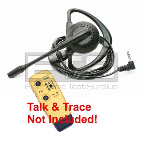 Test-um jdsu tm110 talk &amp; trace lb40 mini hands free headset 4ft cord 2.5mm plug for sale
