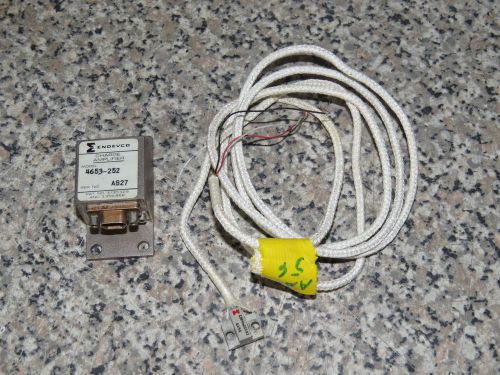 ENDEVCO MODEL 4653-252 CHARGE AMPLIFIER W/ 2254A-20KM2 CABLE