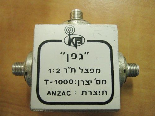 Anzac T1000 RF Power Splitter/ Divider 10-1000 MHz  SMA