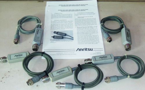 Lot of 4 nos Anritsu 5400-71N50  RF Detectors N(m) 50 Ohm 1 to 3GHz