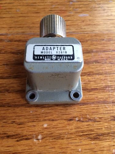 HP Model H281B Adapter Coaxial Waveguide Vintage Free Shipping