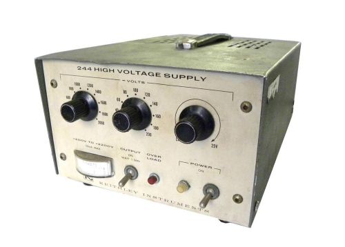 KEITHLEY HIGH VOLTAGE POWER SUPPLY 200-2200 VDC 10 MA MODEL 244