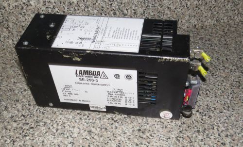 LAMBDA SE-250-3 115VAC 5A Regulated Power Supply SE2503 - a