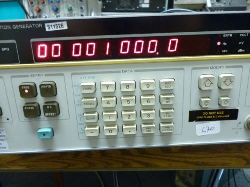 HP/Agilent Synthesizer Function Generator, model 3325A,  L70