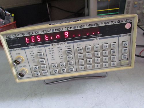 Stanford Research Systems SRS DS345 30MHz Function Generator w/ Opt 001