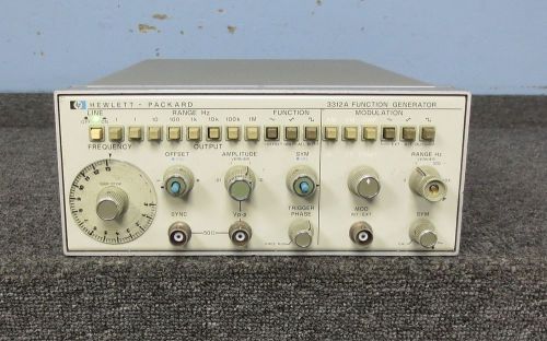 HP / Agilent 3312A Function Generator,  0.1 Hz - 13 MHz  ~TESTED~ *WARRANTY!*