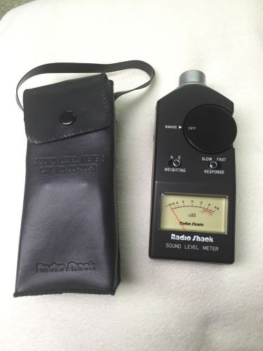 Radio shack sound level meter - cat. no 33-2050 for sale