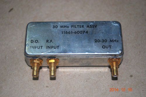 HP 30 Mhz Filter Assymbly 11661-60074