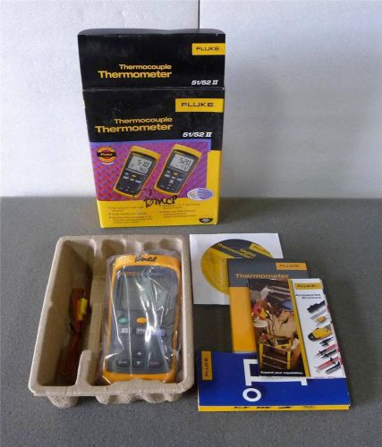*new* fluke 51 ii thermocouple thermometer for sale