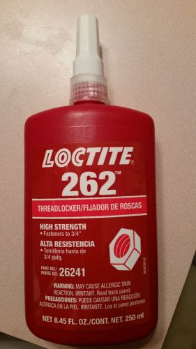 Loctite 262 red threadlocker 250ml (8.45 fl.oz) exp. date 02/16 for sale