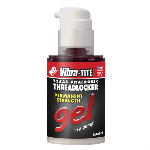 Vibra-tite permanent strength red threadlocker gel anaerobic 35ml up to 1&#034; for sale