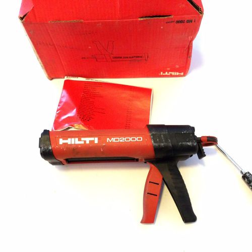 Hilti md 2000 epoxy gun, used on one job, works great for sale