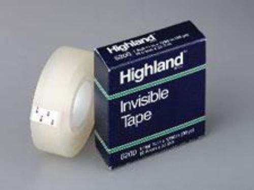 3M Highland Invisible Tape 1/2&#039;&#039; x 1296&#039;&#039;