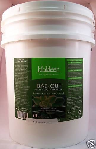 Biokleen BacOut Bac-Out Stain &amp; Odor Eliminator 5 gal.