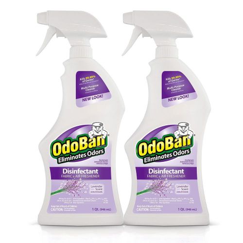 OdoBan Odor Eliminator &amp; Disinfectant Ready to Use Lavender Scent 32 oz 2 pk