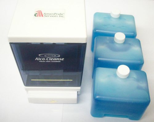 Alco Cleanse Toilet Seat Cleanser Soap Dispenser with 3 Refill
