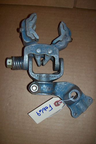 HUBBELL CHANCE All Angle Ground Clamp Electrical Lineman Connector FEB69