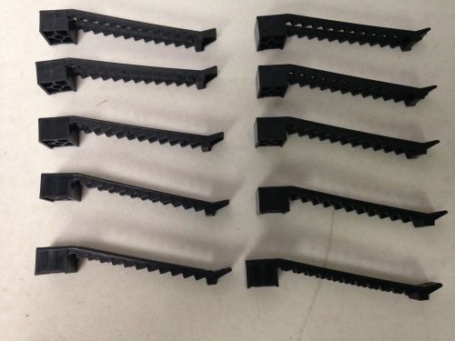 Lot of 10 rehau wire or cable alligator multi organizer clamp / clip cord keeper for sale
