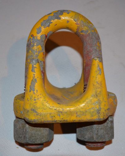 Genuine crosby 1 3/8&#034; cable wire rope clamp clamping for sale