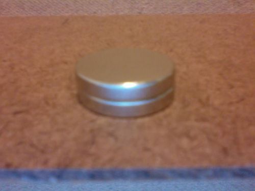 2 n52 neodymium cylindrical (3/4 x 1/8) inch cylinder magnets. for sale