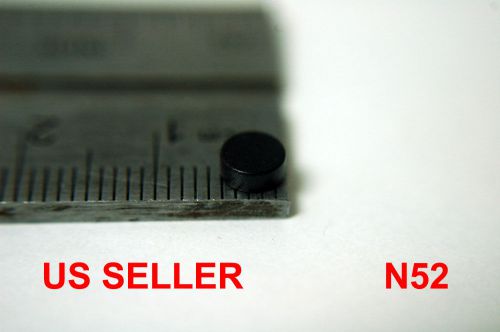 x10 N52 BLACK Epoxy Coated 5x2mm Strongest Neodymium Rare-Earth Disk Magnets