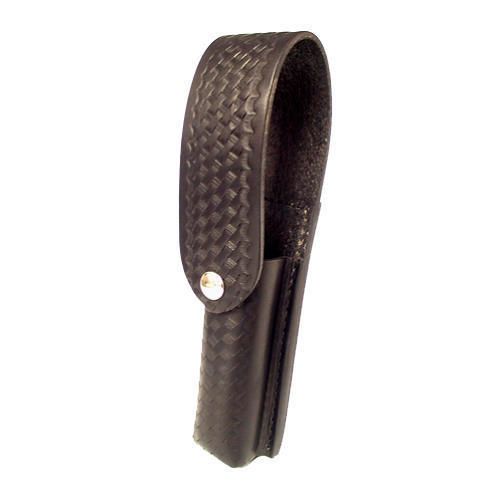 Boston leather 5576-1-blk black plain black snap pelican 7060 flashlight holder for sale