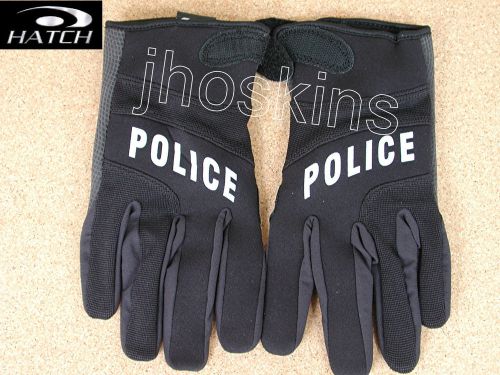 HATCH Street Guard POLICE LOGO SGK100 XL Kevlar Search Gloves Tactical SWAT New