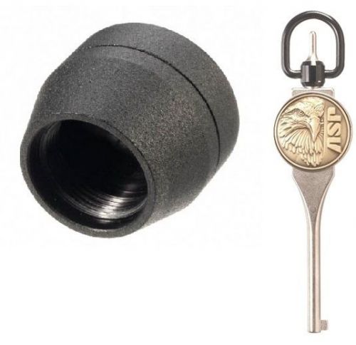 Asp 75009 logo grip cap w/ breakaway &amp; g1 key - brass finish with k9 logo for sale