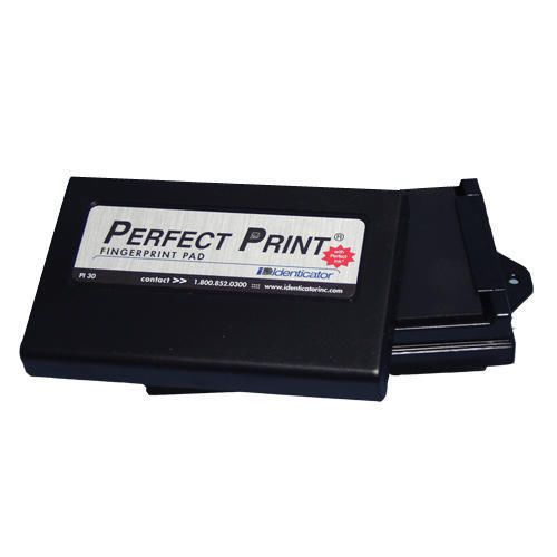 Identicator pi-30 perfect ink large rectangular fingerprinting pad 3&#034; x 4.25&#034; for sale