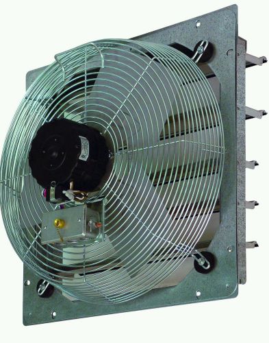 20&#034; Wall Mount Industrial Exhaust Fan Intake Ventilator Garage Attic Shutter Air