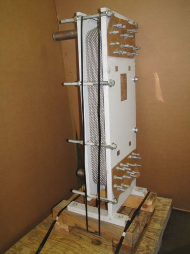 Api pa-93087 sigma 38 ral plate type heat exchanger qty 23 ( 43&#034; x 17&#034;) plates for sale