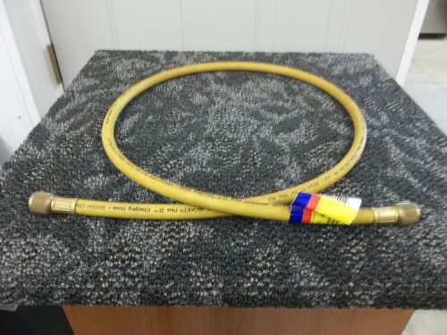 Yellow jacket plus ii charging hose 3/8&#034; 14560 b-60 686800 ac refrigerant 58&#034; for sale