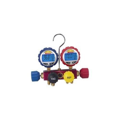 Robinair 43160 4-way refrigerant manifold with digital gauges for sale