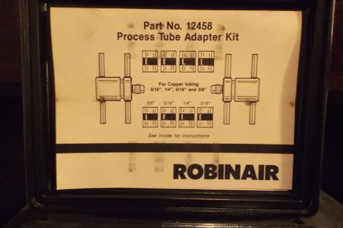 robinar  process tube adapter kit part no 12458