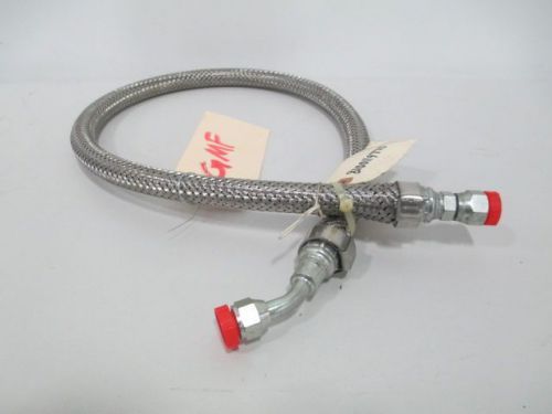 NEW GATES 6M2T-6FJX-6FJX-45-38 38IN LONG 1/2 IN STAINLESS HYDRAULIC HOSE D229795