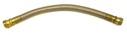 Unbranded Flexible Braided Hose 20&#034; Long with 1-1/16&#034; Threaded Female Ends *NEW*