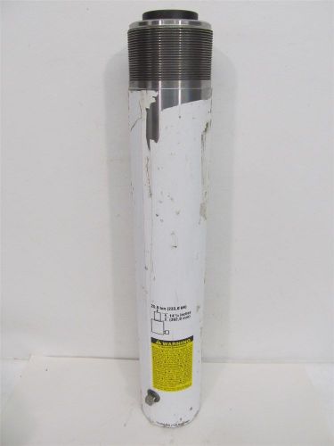Single-acting hydraulic cylinder, 25.8 ton, 14 1/4&#034; stroke for sale