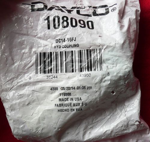 Dayco 108090 Permanent Crimp Coupling DC14-16FJ  UPC 038244439508