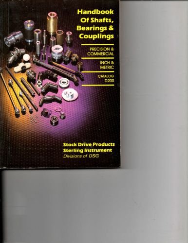 1994 handbook of shaft-bearing-couplings-d200-3-precision-commercial inch-metric for sale