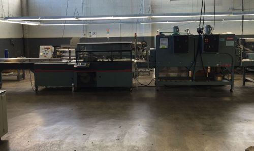 2006 shanklin omni  servo form-fill-seal wrapper with t-72 shrink tunnel ++ for sale