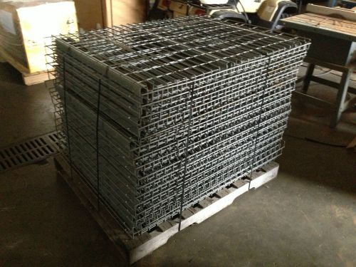 Wire shelving decks for pallet racks 24 pieces 36&#034; x 48&#034; for sale
