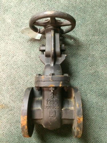 New  milwaukee 3&#034; 2885m  ibbm  iron gate valve 200 wog, 125s. for sale