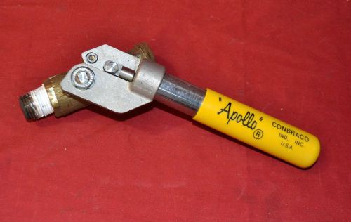 Conbraco &#034;apollo&#034; ball valve spring-return handle  3/4&#034;  m for sale