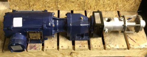 Seepex progressive cavity pump md-006-12 ~ baldor motor &amp; nord gear for sale
