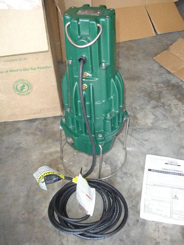 Zoeller 2hp submersible sewage wastewater grinder pump e815-c,815-0004  230v 1ph for sale