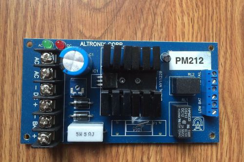 ALTRONIX PM212 Supervised Linear Power Supply -12vdc 1A